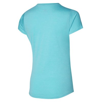 Camisa Mizuno Impulse Core RB Tee Mujer - Turquesa - Chile M048PCTHDB